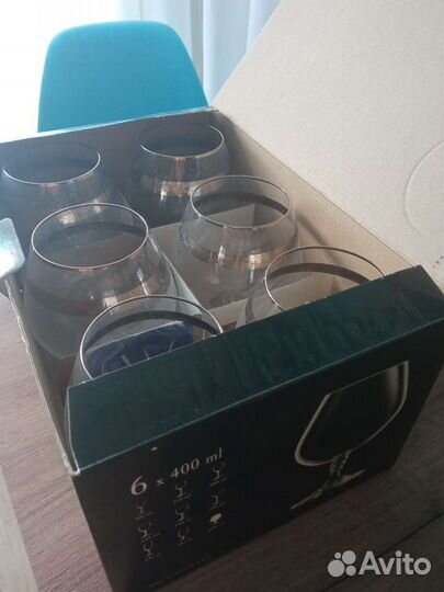 Фужеры богемия