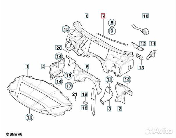 Молдинг лобового стекла правый Bmw X3 E83 M54B30