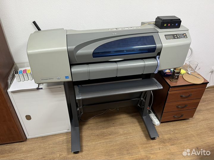 Плоттер hp designjet 500 plus + снпч