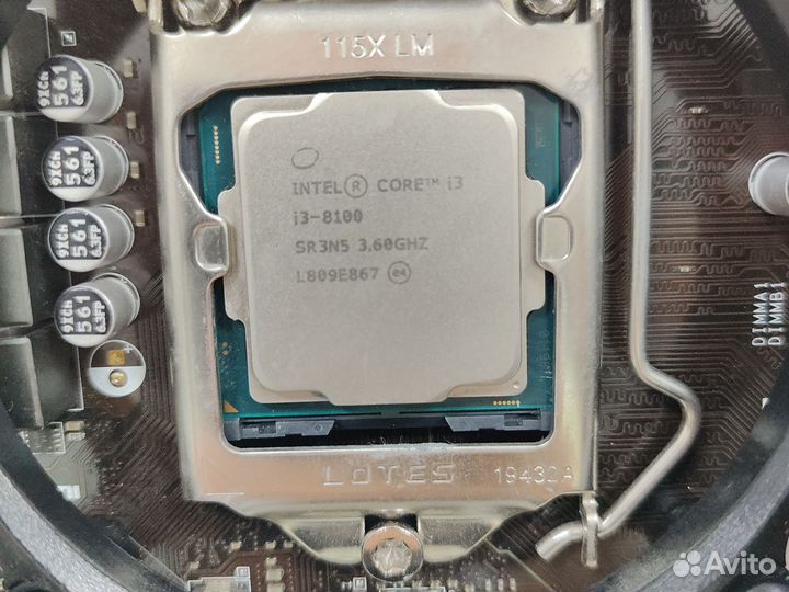 Комплект i3 8100/16 Gb ddr4/Msi H310