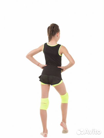 Шорты solo RG768.0-13 чёрный/лайм (р. 44)