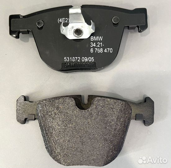 Колодки тормозные BMW зад 7 серия