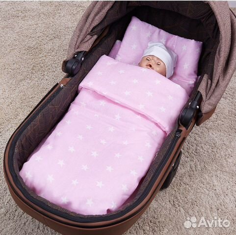 Комплект в коляску(подушка,матрас,одеяло)