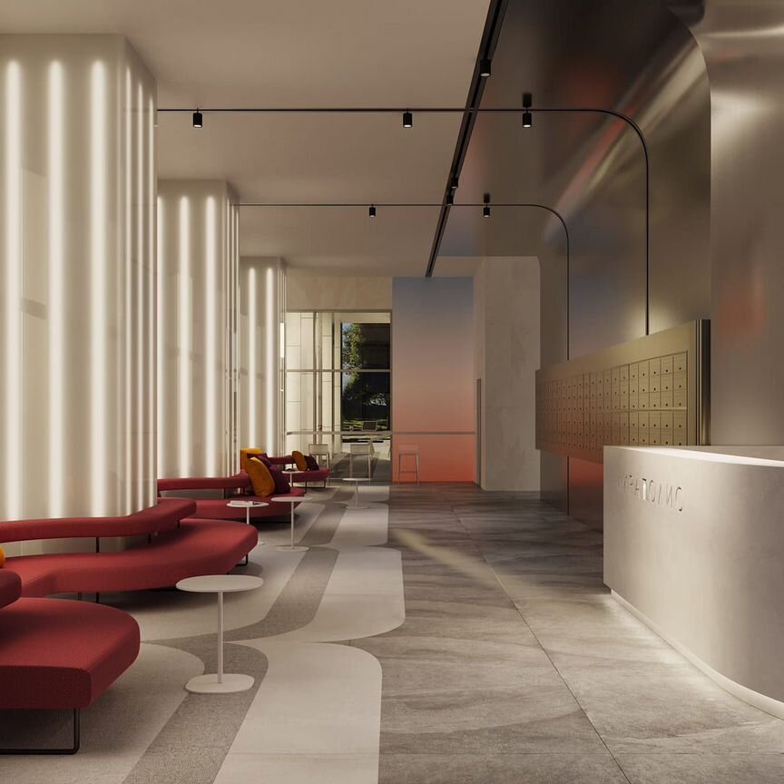 2-к. апартаменты, 61,6 м², 13/35 эт.