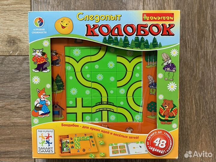 Логическая игра головоломка Следопыт Колобок