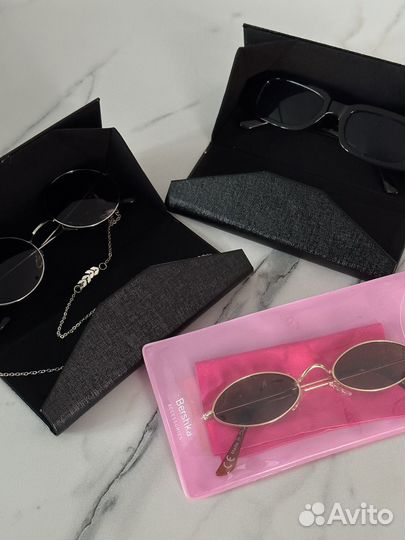 Солнцезащитные очки трендовые 3 шт