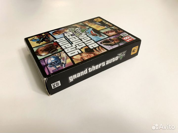 Grand Theft Auto V GTA 5 зарубежная лицензия 7 DVD