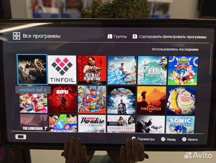 Прошитый Nintendo Switch Oled 512Gb+куча игр(б/у)