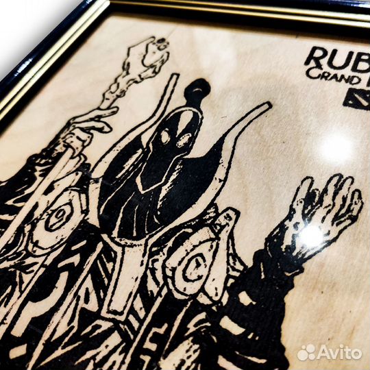 Картина. Dota 2 Rubick. Выжигание