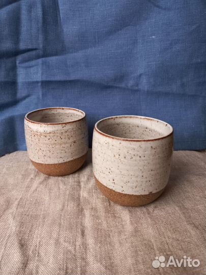 Керамические стаканы ручной работы