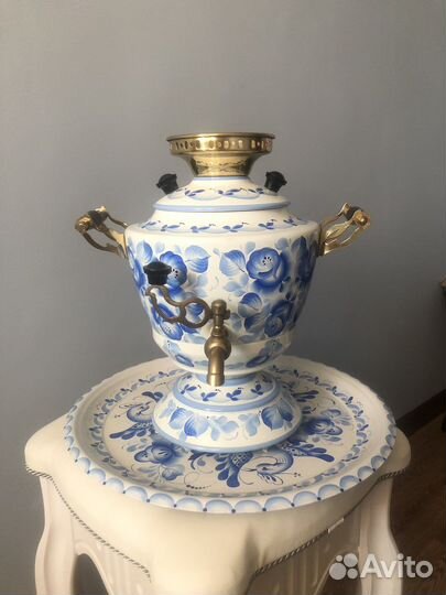 Самовар электрический расписной