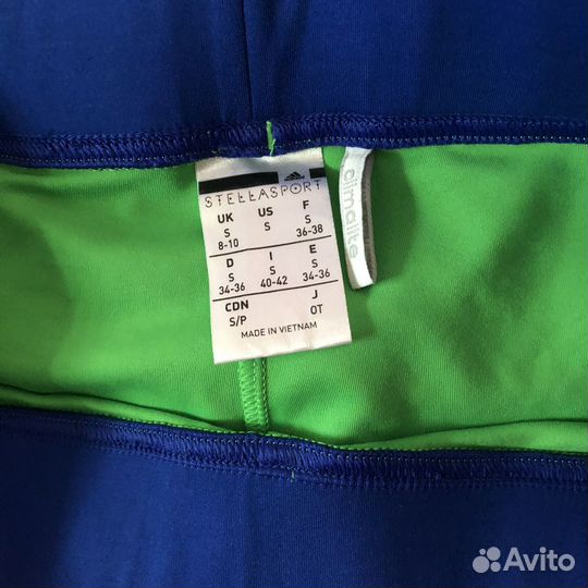 Stella McCartney x Adidas легинсы тайтсы 3/4 S