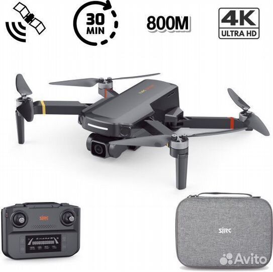 Квадрокоптер с камерой 4K GPS и 5G sjrc F5S PRO