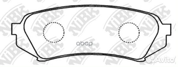 Колодки задние (toyota land cruiser 100 9807/LE