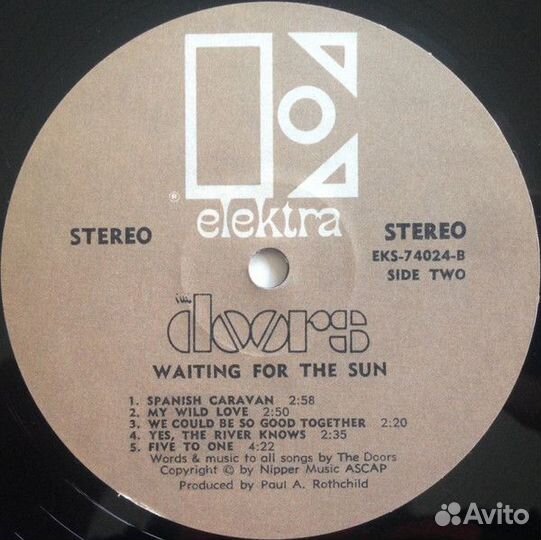 Виниловая пластинка The Doors waiting FOR THE SUN