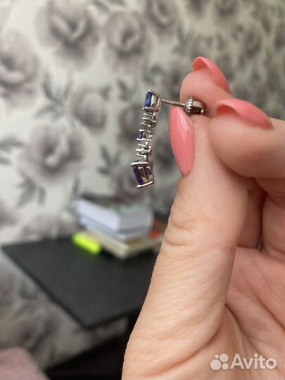 Серебряные серьги