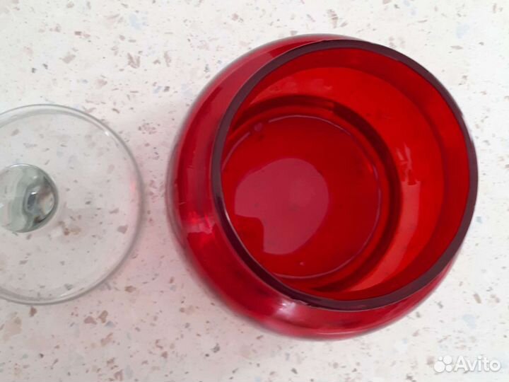 Ваза конфетница хрустальная СССР