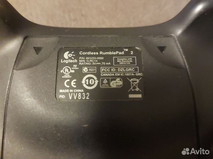 Джойстик (геймпад) Logitech Cordless RumblePad 2