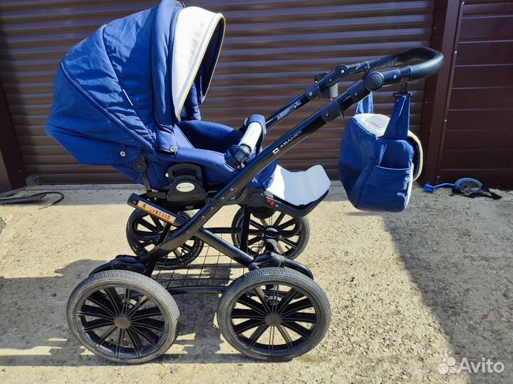Коляска 2 в 1 adamex retro gloria