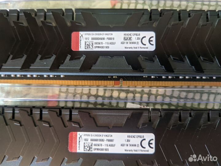 Kingston HyperX Predator DDR4 8/16 2400 мгц