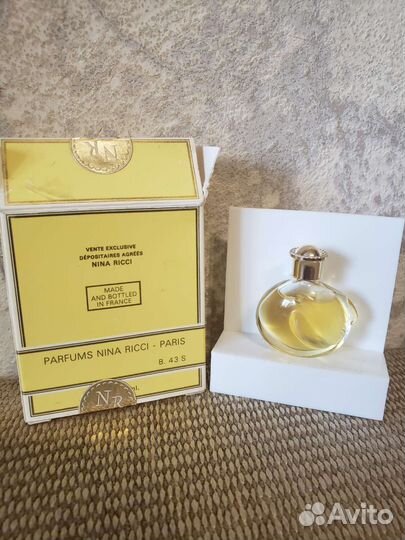 Духи nina ricci винтаж 6мл