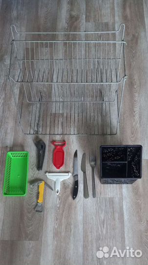 Подставка для посуды + Кух. Предметы