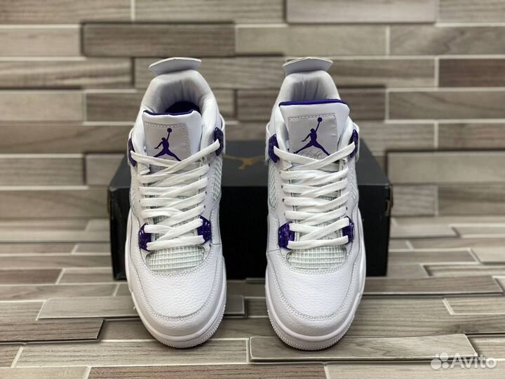 Кроссовки Nike Air Jordan 4 Purple Metallic