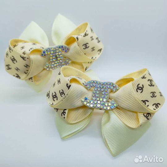 Бантики ручной работы для волос