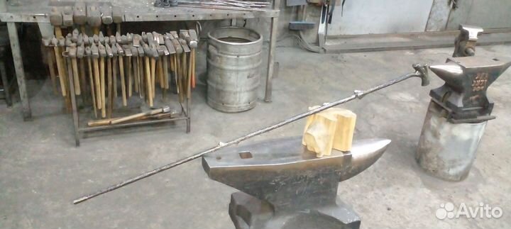 Трость кованная,прямая,художественная ковка