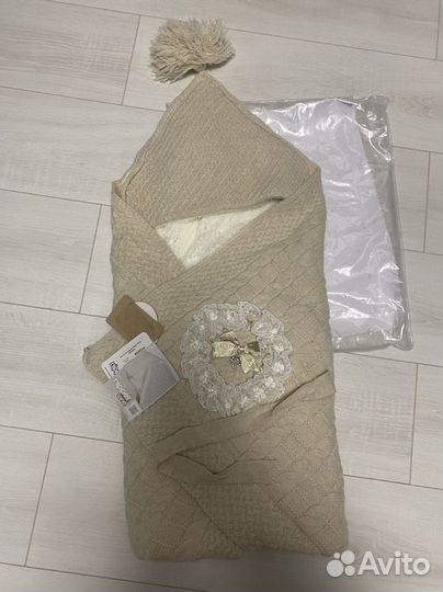 Конверт одеяло на выписку Nipperland новый