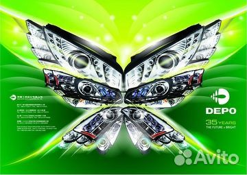 Фара R toyota corolla 10