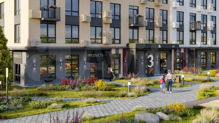 3-к. квартира, 69,6 м², 12/25 эт.