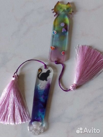 Закладки для книг из эпоксидной смолы