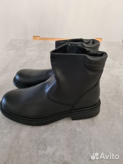 Военные зимние полуботинки на меху