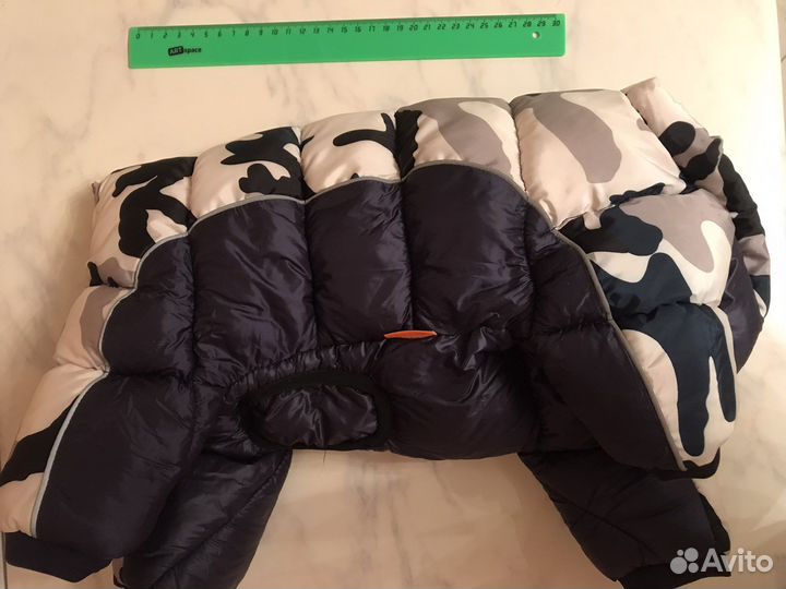 Комбез зимний для собаки, р. 18