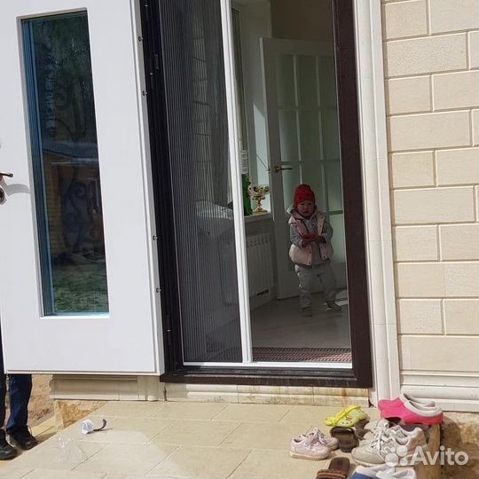 Москитная сетка Плиссе на двери