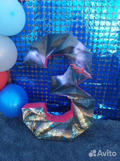 Цифра из картона