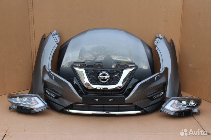 Новая передняя часть Nissan X-Trail в цвет авто