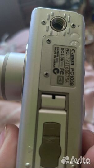 Canon Ixsus 400AiAf новая батарея.Карты памяти нет