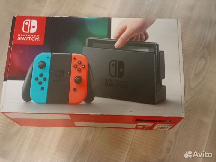 Nintendo switch v2 прошитая + SD карта 128Гб