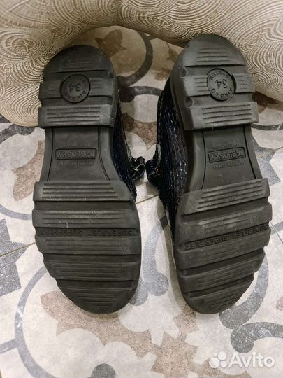 Pablosky туфли и полуботинки синие для девочки 34