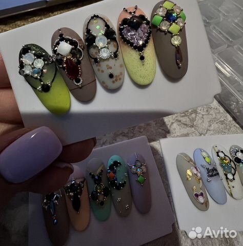 Стразы Swarovski декор для ногтей