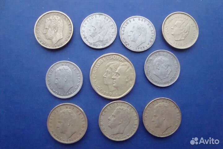 Монеты Испания и Швеция