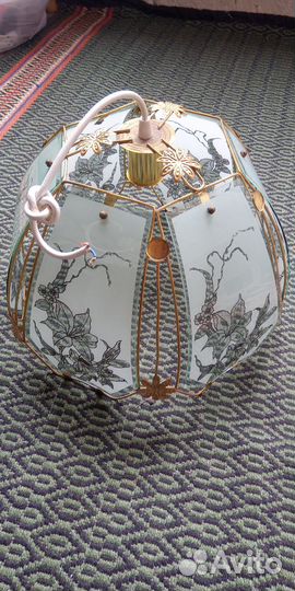 Люстра абажур, бу