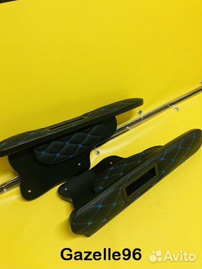 Подлокотники Газель Премиум синяя строчка к-т