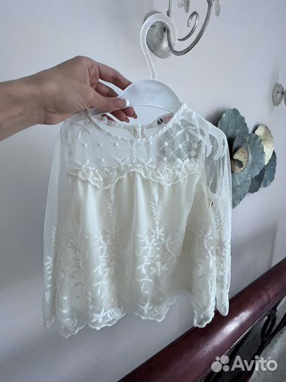 Блузка на девочку H&M 3-4 года