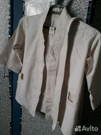 Детская куртка-кимоно с поясом