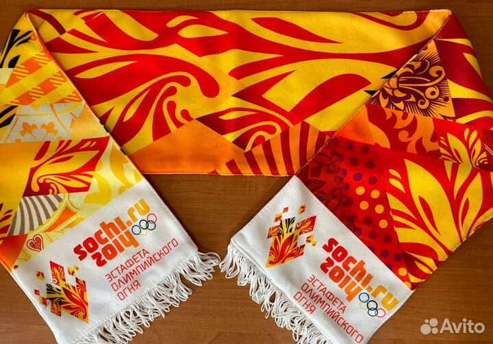 Редкий Шарф. Эстафета Олимпийского Огня Сочи 2014