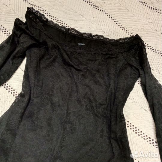 Топ готика Archive y2k сетка кружево