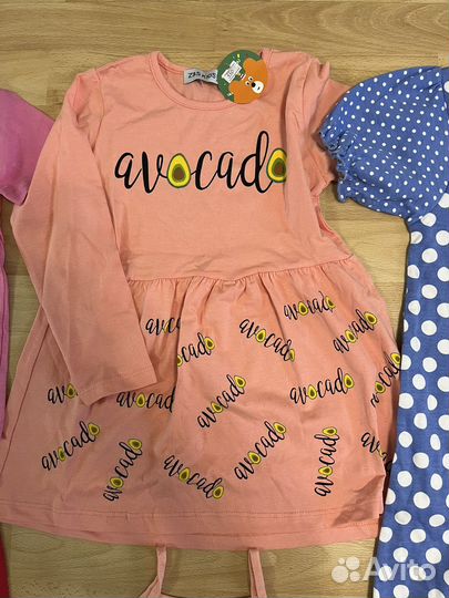 Новая одежда на девочку пакетом р.98-104